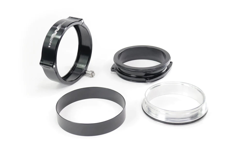 Quick Seal 3" Connector w/ Clamp for ICON 102mm Throttle Body - BLACK 21-14005BLK-1