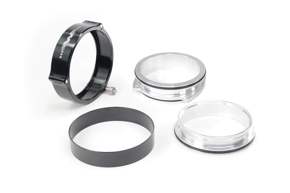 Quick Seal 3.5" Connector w/ Clamp for Bare ICON 92mm Throttle Body