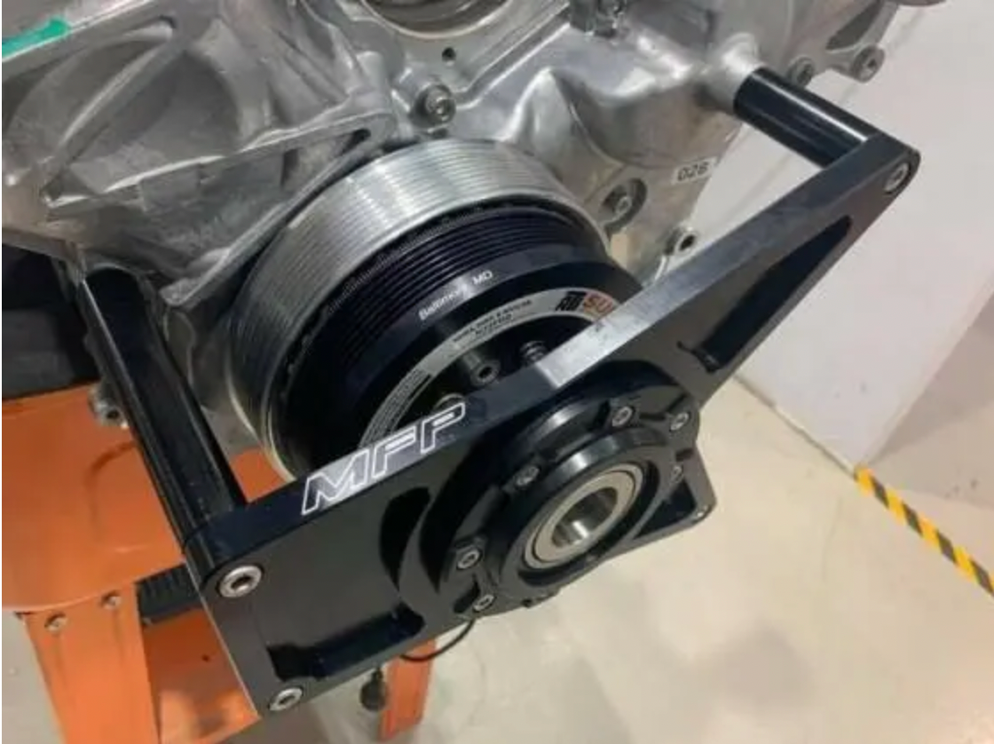 MFP-WHIPPLE-CS Crank Support Kit (2011-2023 Mustang GT with Whipple G3-G5 10 Rib Kits)