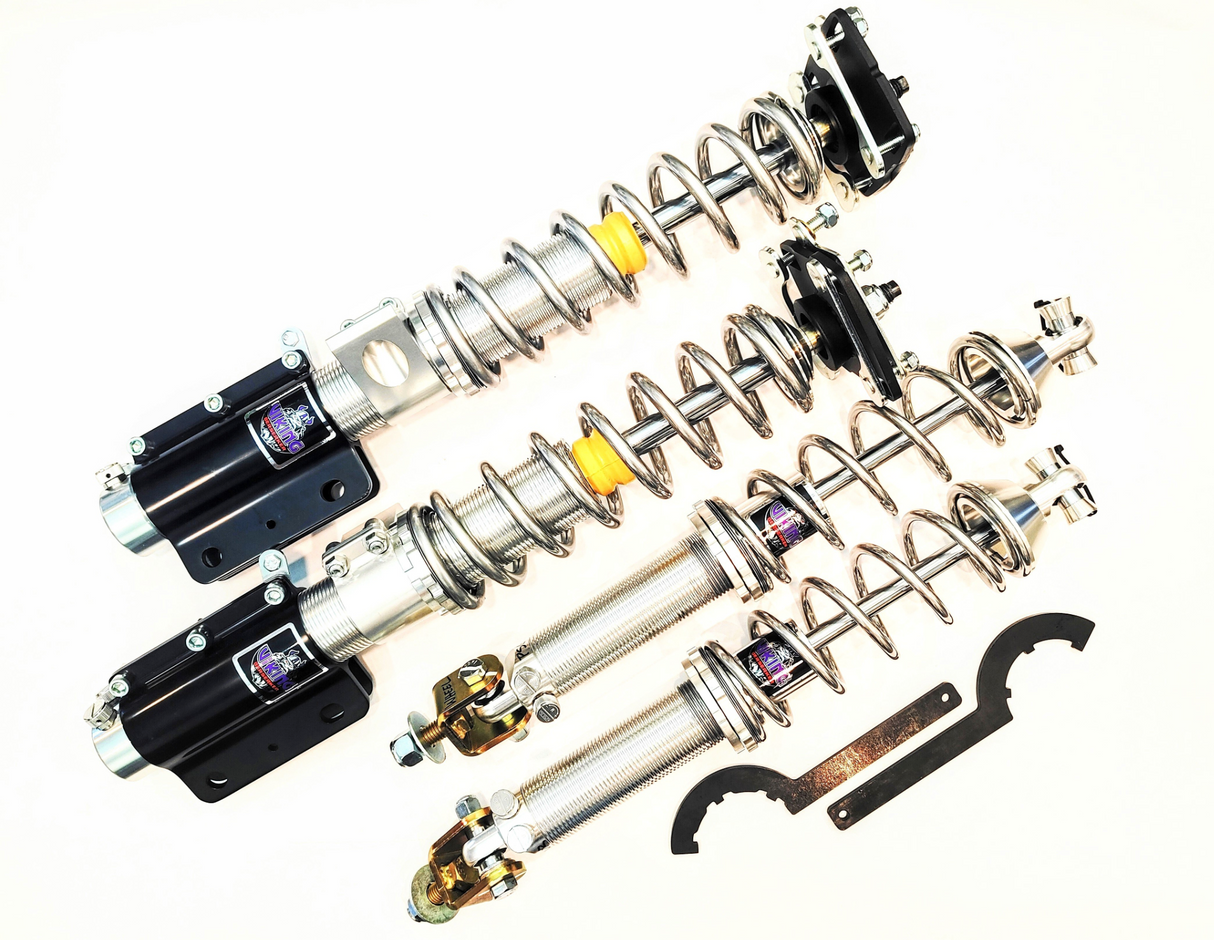 S197 KellTrac Viking Coilover System, Full Vehicle, Assembled