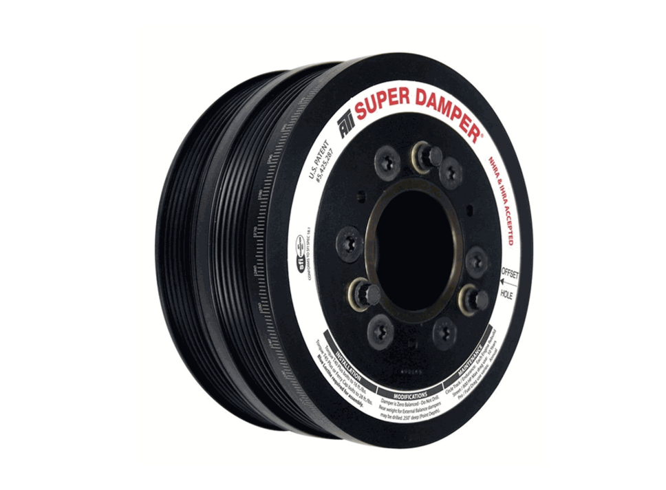 ATI SUPER DAMPER SFI 15% OVERDRIVE 8 RIB (2011-2025 MUSTANG GT ) 918053