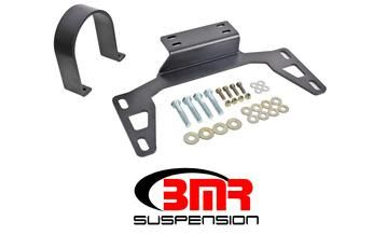 BMR DRIVESHAFT SAFETY LOOP FRONT RED/Hammertone (2011-2023 MUSTANG GT/V6 / 2024 MUSTANG) DSL017R