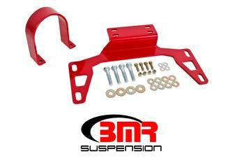 BMR DRIVESHAFT SAFETY LOOP FRONT RED/Hammertone (2011-2023 MUSTANG GT/V6 / 2024 MUSTANG) DSL017R