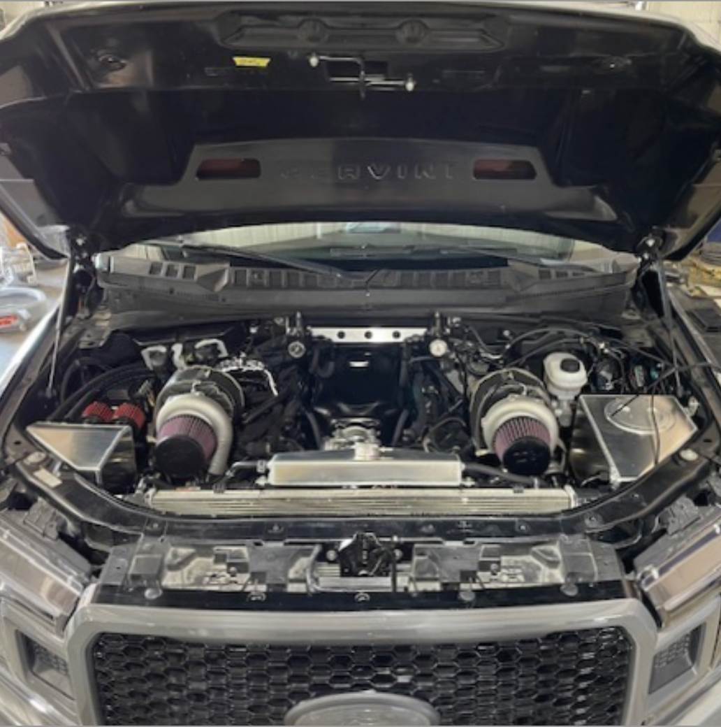 F150 Top Mount Twin Turbo Kit
